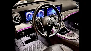 2021 Mercedes-Benz E350 At Night