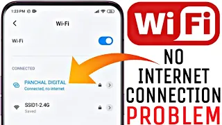 How To Fix WiFi Problem ( Connected, No Internet ) wifi connected but no internet access android