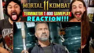 Mortal Kombat 11 – TERMINATOR T-800 Gameplay Trailer | REACTION!!!