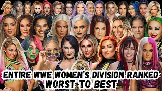 ENTIRE WWE Women's Division RANKED - WORST to BEST!