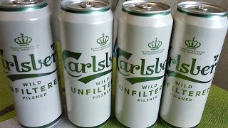 Обзор на пиво Carlsberg unfiltered pilsner (Карлсберг нефильтрованное пилснер) (18+)