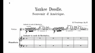 Henri Vieuxtiemps - Souvenir d'Amerique (Souvenir from America): Variations on Yankee Doodle