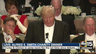 Donald Trump: I'm starting to like Rosie a lot - Alfred E. Smith dinner