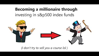 Becoming a Millionaire through investing in s&p 500 index funds