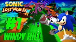 Sonic Lost World (Wii U): Part 1- Windy Hill (1080p)