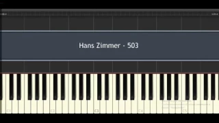 Hans Zimmer - 503 (Piano Tutorial Synthesia)