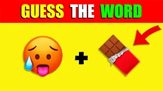 Guess the WORD by emoji 🤔🧠 | Emoji quiz challenge 2024 | Word quiz/trivia/riddle | Pop Quiz