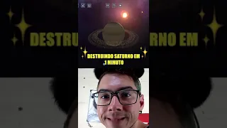 DESTRUINDO SATURNO EM 1 MINUTO NO SOLAR SMASH #Shorts