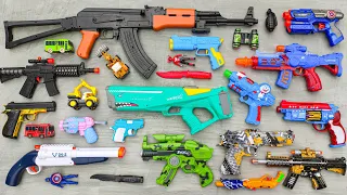 Tembak Plastik Nerfgun Seperti * Watergun, Soft Bullet, Sniper, Ak47, M16, Machine Gun, Nerf War
