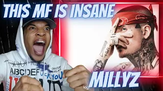 WHY HE SNAP LIKE THAT!? MILLYZ - BARS ON I-95 FREESTYLE PT. 2 | REACTION