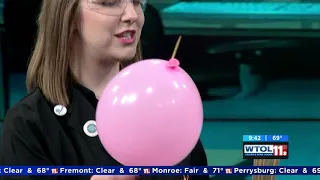 Skewer a balloon without popping it