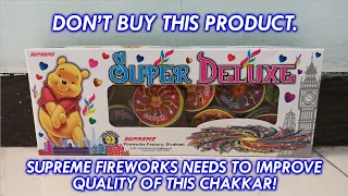 Supreme Fireworks । Super Deluxe Chakkar । Diwali Crackers Testing | Crackers Video | Sky Shot