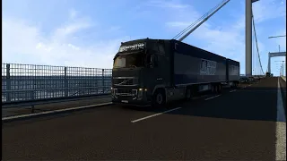 Delivering Goods by using Volvo Truck  Amazing Cabin Ride long journey Euro Truck simulator 2 #ets2