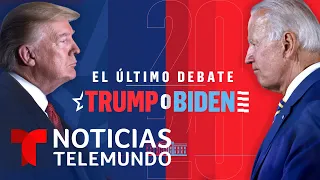 El último debate: Trump o Biden ( Programa completo) | Noticias Telemundo