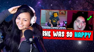 Shandab3ar Reacts: I played piano with a broken finger on OMEGLE... What an ending... Omg....