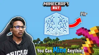 Minecraft But, You Can Mine Anything | Raju Gaming