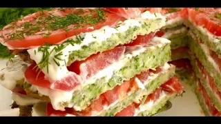 ВКУСНЕЙШИЙ Кабачковый Торт...Обалденная закуска из Кабачков