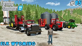 Sowing oats, planting corn, spreading fertilizer, lime & herbicide | Mountain Wyoming | FS 22 | #05