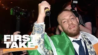 First Take praises Conor McGregor for fight against Floyd Mayweather | First Take | ESPN