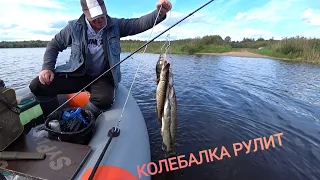 Пенсионер с колебалкой обловил меня с воблерами  !!!