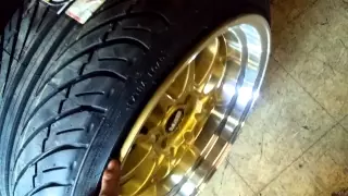 205/40r17 stretched on 17x9 wheel