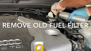 Audi Q7 fuel filter replacement For 2014, 2015 TDI