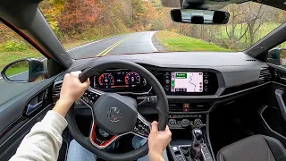 2022 Volkswagen Jetta GLI 6-Speed Manual - POV First Drive (Binaural Audio)