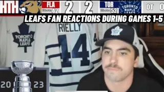 Leafs Fan Reactions in every game vs Panthers 2nd Round | NHL Stanley Cup Playoffs 2023