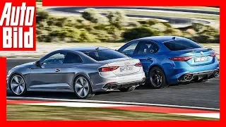 Alfa Romeo Giulia QV vs Audi RS 5 (2018) Vergleich/Test/Review