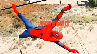 GTA 5 Spiderman Epic Wasted Jumps Fails Ep.181 (Fails Moments)