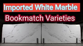 How to make Beautiful White Marble Slabs from imported Big Stone / Let's see ( Marble price 2024 )