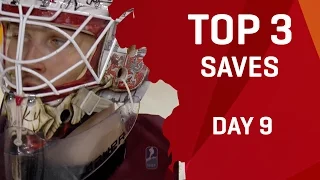 Top 3 Saves | Day 9 | #IIHFWorlds 2017