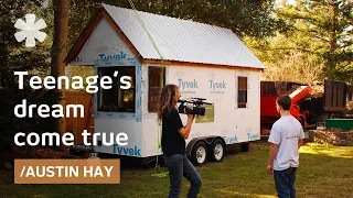 16 year old builds tiny home to guarantee mortgage-free future