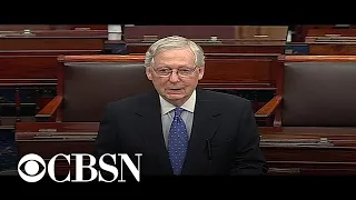 McConnell denounces House Democrats for "purely partisan impeachment"