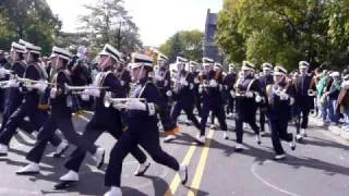Notre Dame Band enter stadium for USC
