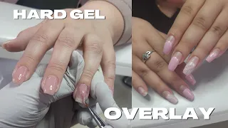 HARD GEL OVERLAY: How To Apply Hard Gel on Natural Nails -  The Secret to Long-Lasting Manicures