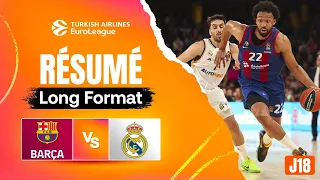 Un Clasico très spectaculaire ! FC Barcelone vs Real Madrid - Résumé - EuroLeague J18