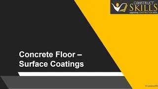 Concrete Floor Surface Coating - Floor Densification, PU Coating, Polishing and Floor Hardeners