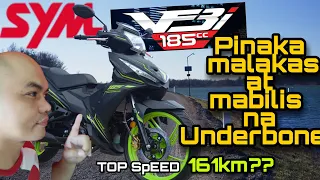 2021 New SYM VF3i 185 LE (Limited Edition) Walkaround, Top Speed, Specs,  Best Underbone New King!