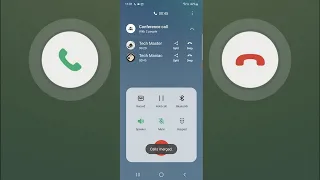 Samsung Galaxy One UI 4.1 Incoming Call Waiting, Holding & Conference (Android 12)