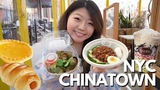 WHAT TO EAT IN NEW YORK CHINATOWN 🥟🗽! DIY Food Tour