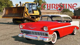 Christine Gets Crushed / Christine Movie Remake - BeamNG.drive