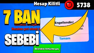 YÜZLERCE KİŞİ BU SEBEPLE BANLANDI | DİKKAT! BAN SEBEPLERİ 2022 - Brawl Stars