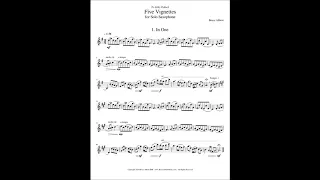 Five Vignettes for Solo Saxophone