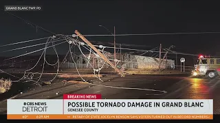Possible tornado causes damage in Grand Blanc