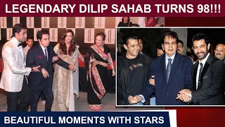 Dilip Kumar Turns 98 | Memorable Moments With Salman, Aishwarya, Aamir, Amitabh, Salim Khan