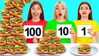 100 Schichten Nahrung Challenge von TeenDO Challenge