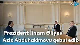 Prezident İlham Əliyev Özbəkistanın Baş nazirinin müavinini qəbul edib