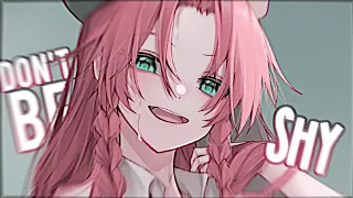 Nightcore 〉Don't Be Shy「NV」// Tiësto & Karol G (Lyrics)