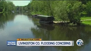 Huron River causing flooding concerns in Livingston County